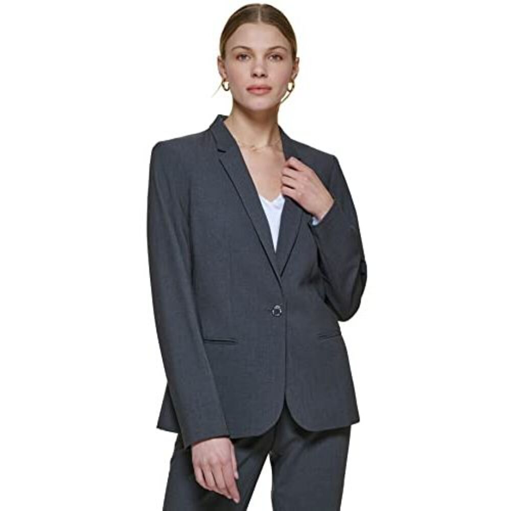 Calvin Klein One-Button Blazer - Picture 2 of 3
